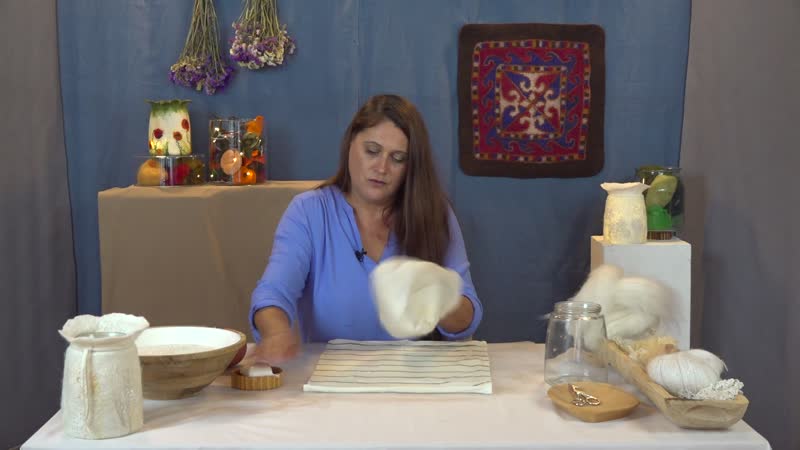 Nemezelés - Mécseslámpa nemezelése II.