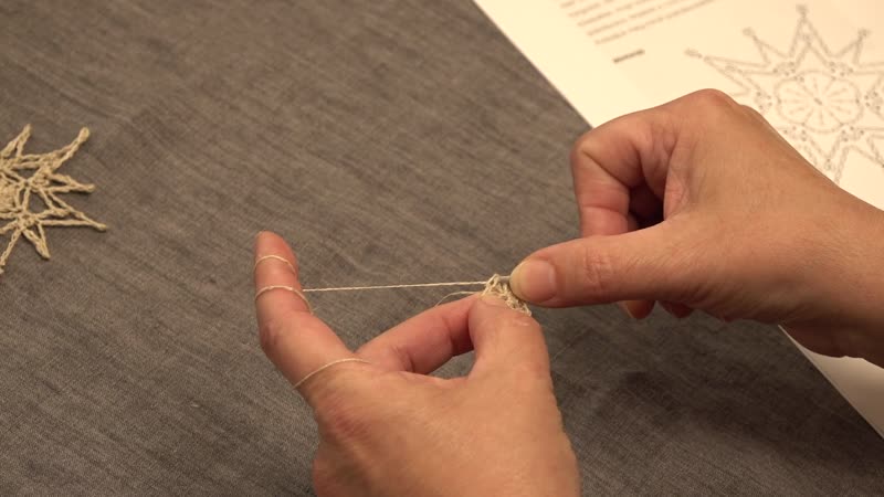 Baba-mama horgolás - Hópehely